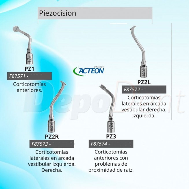 kit insertos Acteon Piezocision
