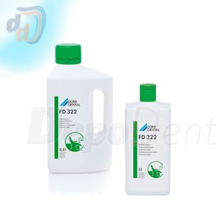 Desinfección superficies diluida sin alcohol FD 322 de DURR