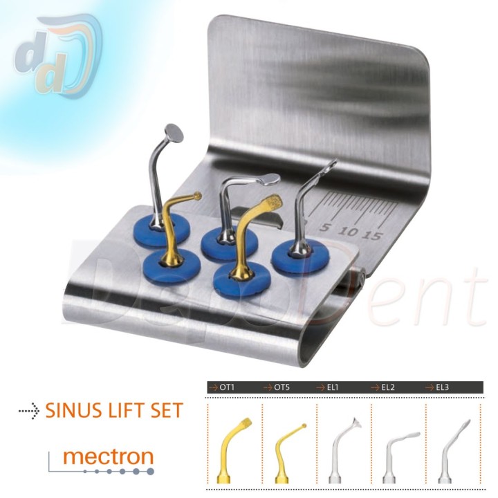 Kit Sinus Lift 5 insertos elevación sinusal Piezosurgery