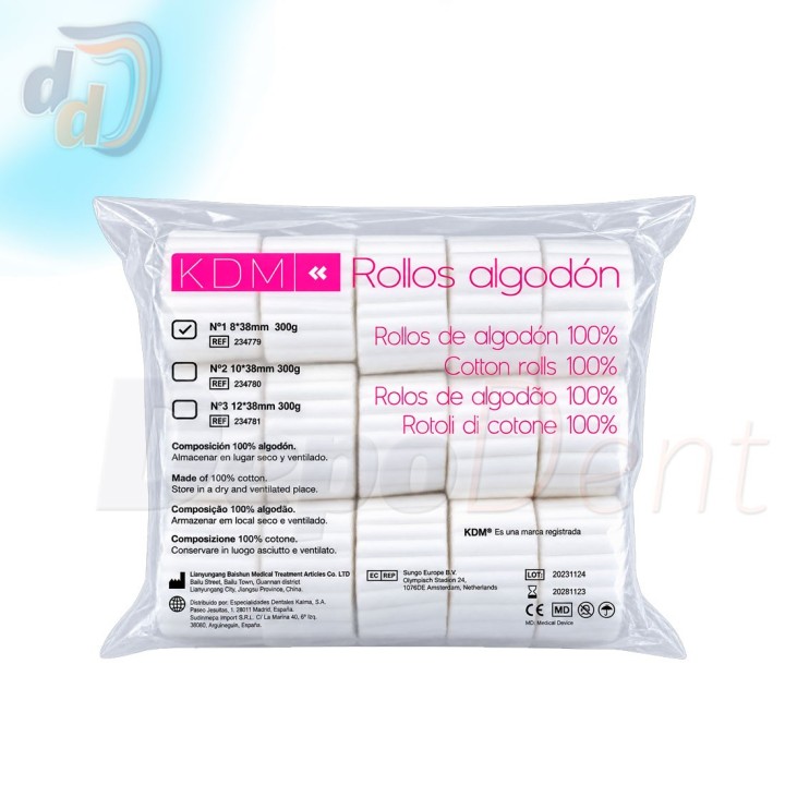 Rollos de algodón KDM
