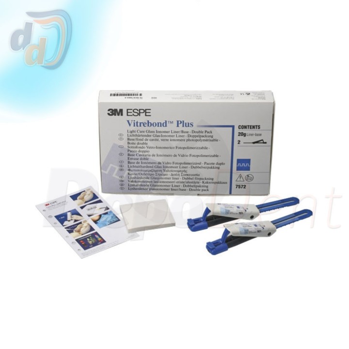 VITREBOND PLUS Doble Kit ionómero de vidrio fotopolimerizable