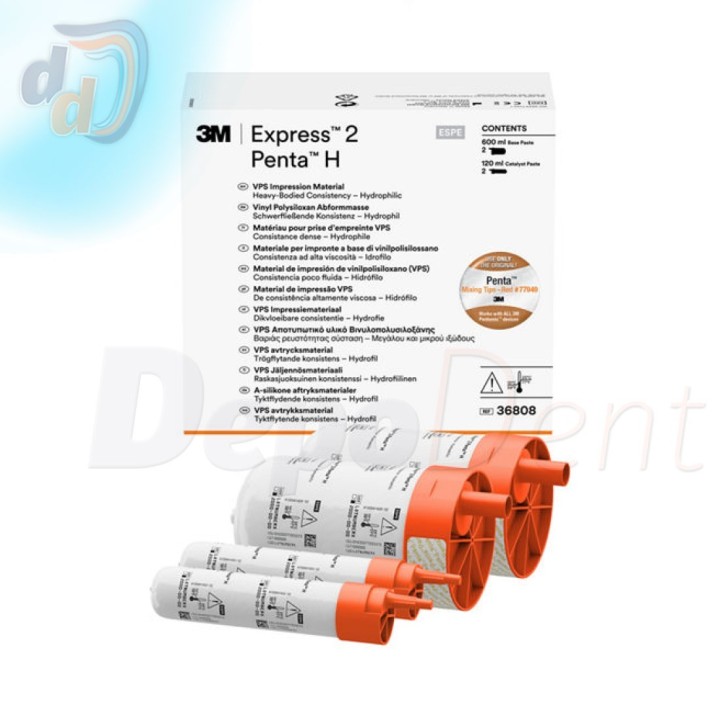 EXPRESS 2 Penta H materiales impresión silicona 2x(300+60ml)
