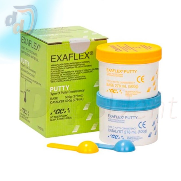 Exaflex Putty de GC: masilla de silicona de adición hidrófila
