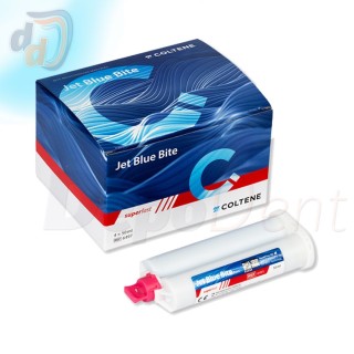 Jet Blue Bite superfast de Coltene silicona de adición para registro de mordida 1 cartucho de 50 ml