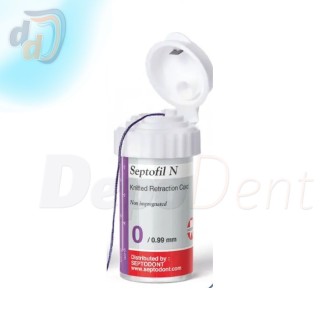 Hilo de retracción Septofil N Septodont Nº 0 fino color lila frasco de 254 cm