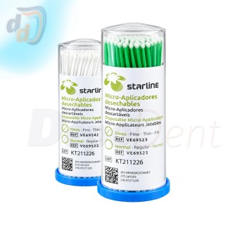 Micro-Aplicador Regular Verde 100U. de STARLINE