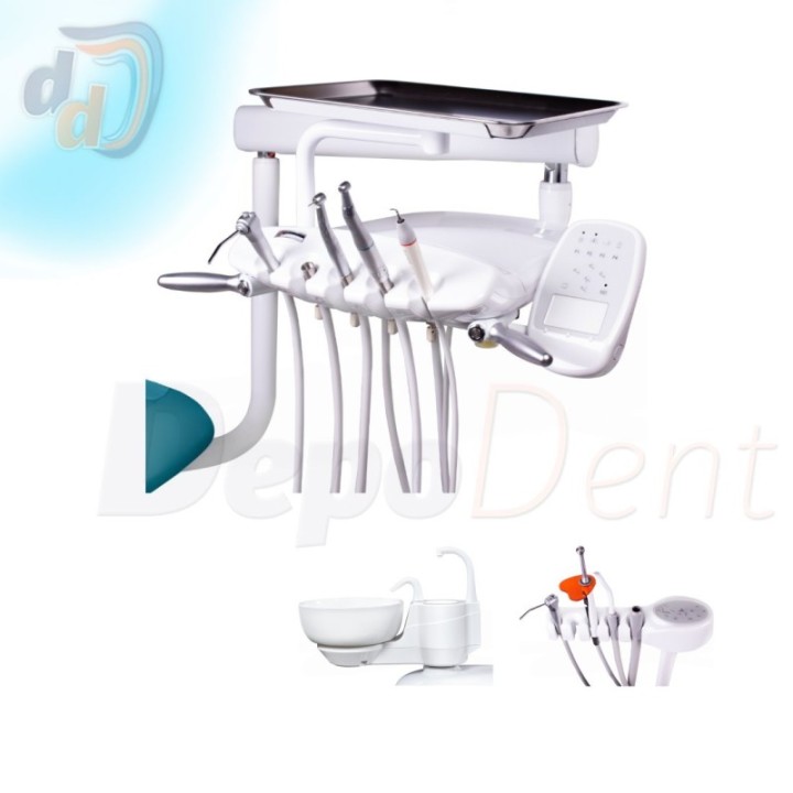Bandejas y escupidera del sillón dental Bader Hilux M1 AD