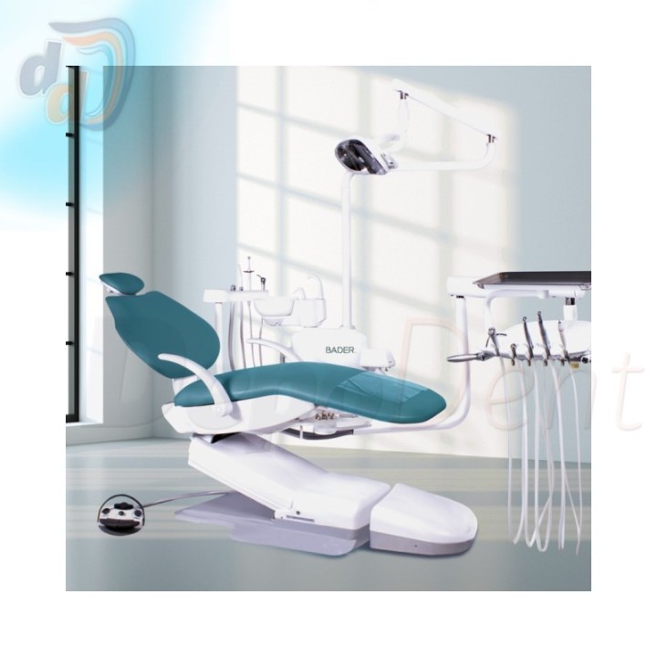 Sillón dental Bader Hilux M1 AD en el gabinete