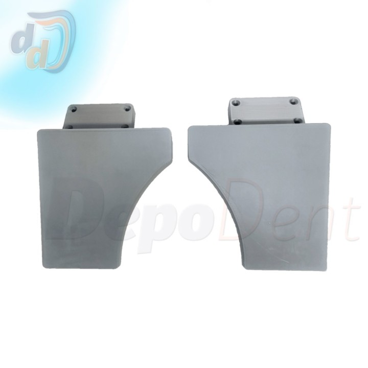Set de reposabrazos Jeb de PLA con sus soportes