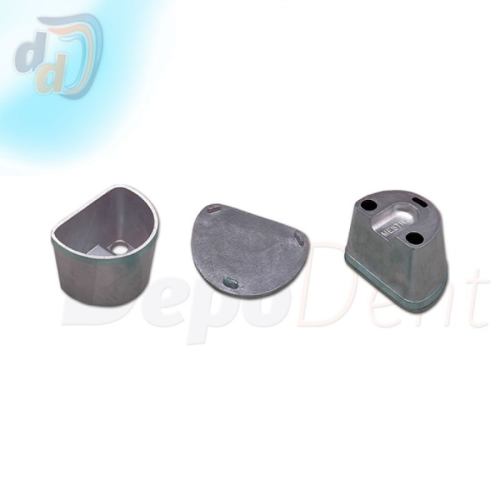 Cuerpo de aluminio y tapa metálica de la mufla para duplicar Mestra
