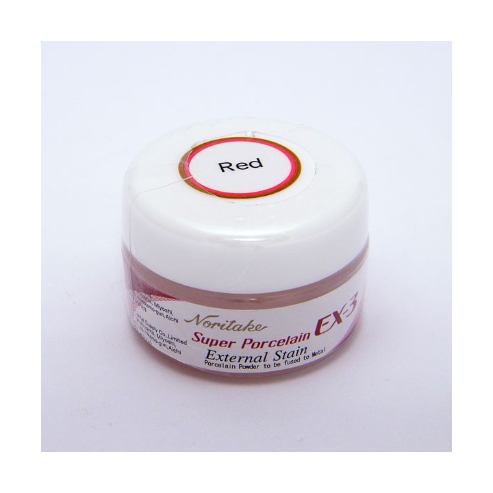 Bote de External Stain Red de EX-3 de Noritake
