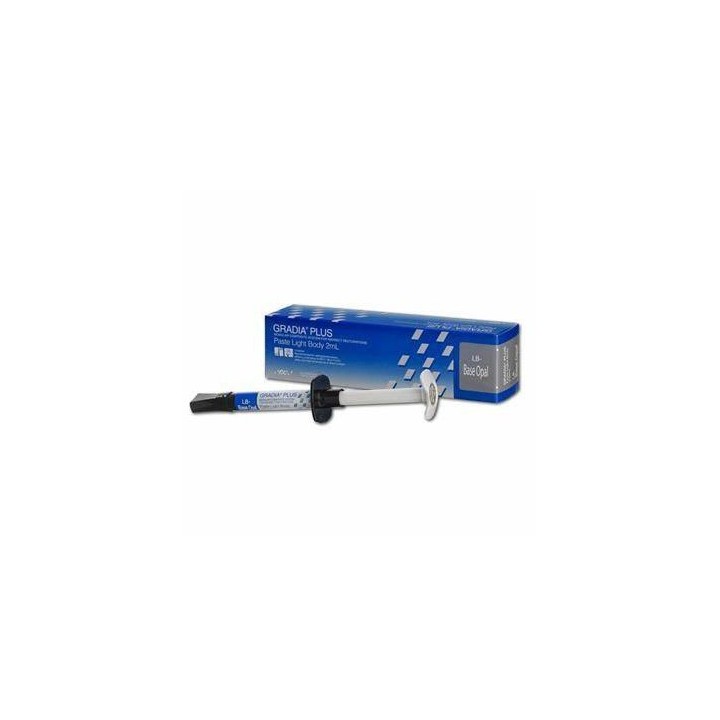 Jeringa y caja de GRADIA PLUS Light Body de GC