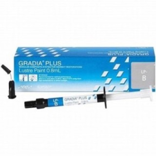 Jeringa y caja de GRADIA PLUS Lustre Paint de GC