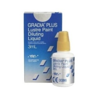 Frasco y caja del diluyente de Lustre Paint de GC