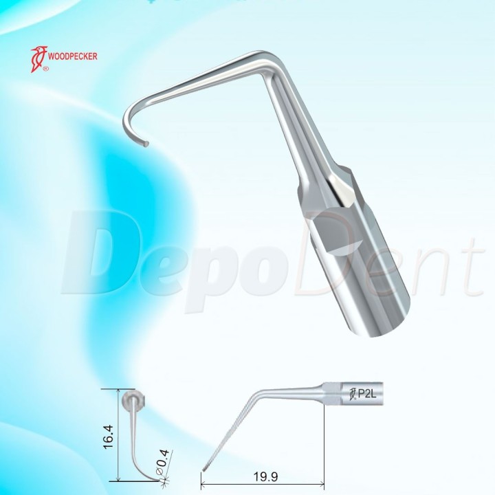 Puntas Ultrasonidos Perio Woodpecker compatible SATELEC PD2L Perio