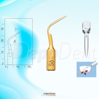 Inserto ultrasonidos Mectron para detartraje S6