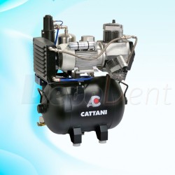 Compresor Cattani AC300 5 equipos 3 cilindros secador
