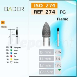 Fresa diamante Llama 274 5Uds