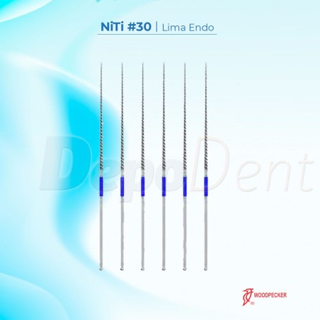 Lima para ultrasonidos NiTi 30