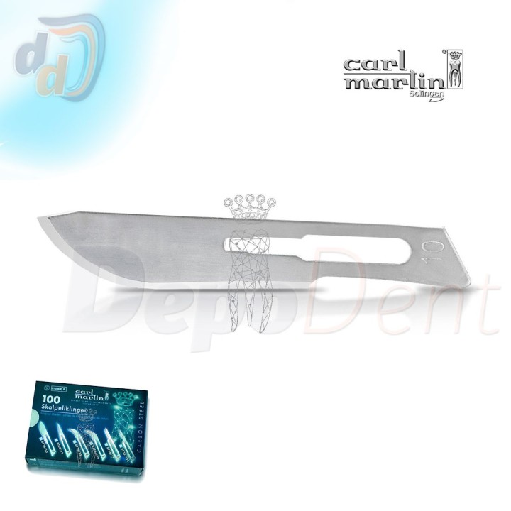 Hoja bisturí nº10 Carl Martin estéril