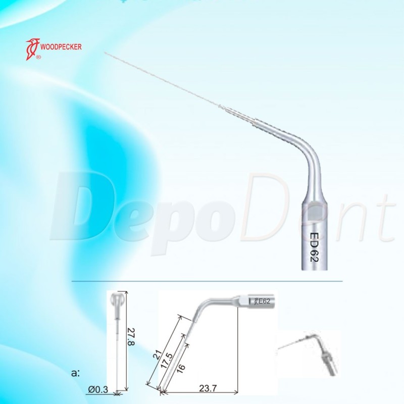 Puntas Ultrasonidos Endo Woodpecker ED62