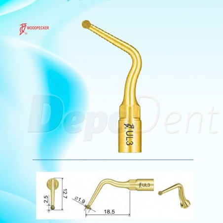 Puntas Cirugía UL3 Woodpecker para Osteotomía y Osteoplastia