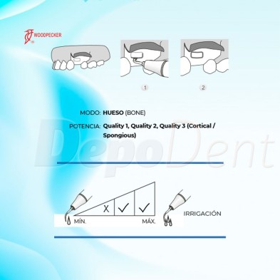 Puntas Cirugía UL4 para Osteotomía compatibles con Mectron