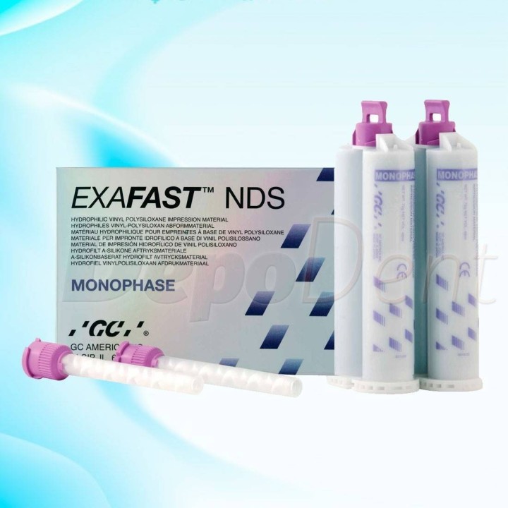 EXAFAST Silicona adición fragua rápido para impresiones