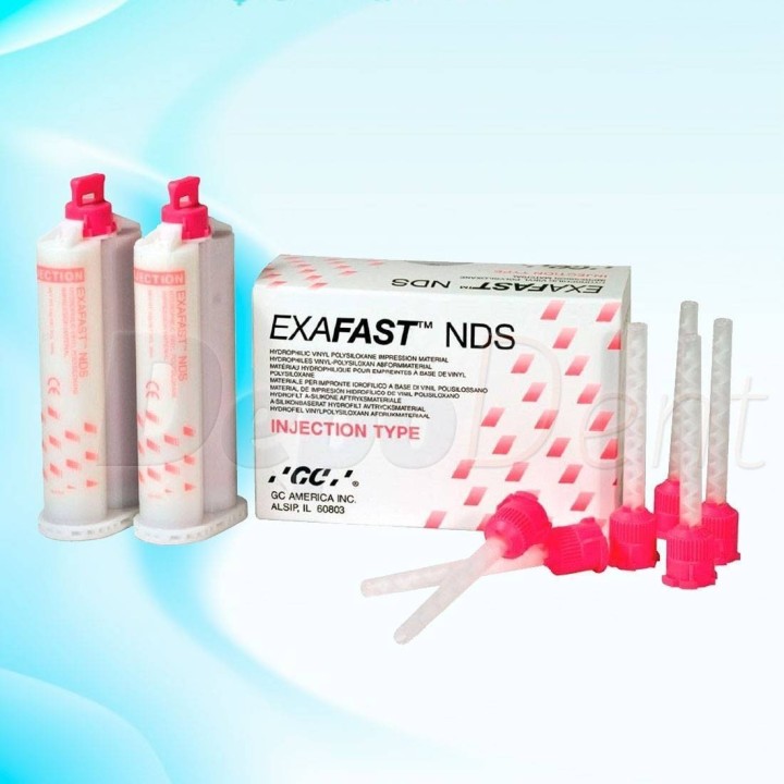 EXAFAST Silicona adición fragua rápido para impresiones