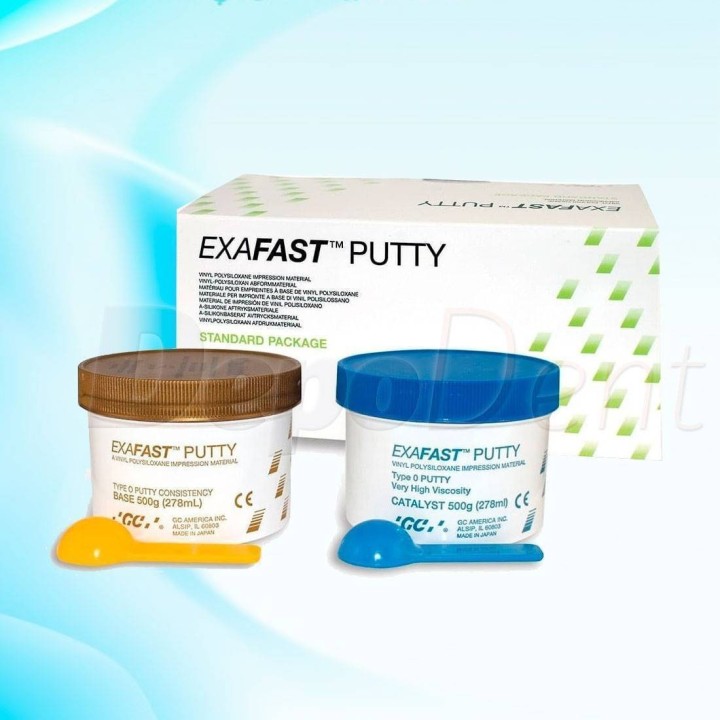 EXAFAST Silicona adición fragua rápido para impresiones