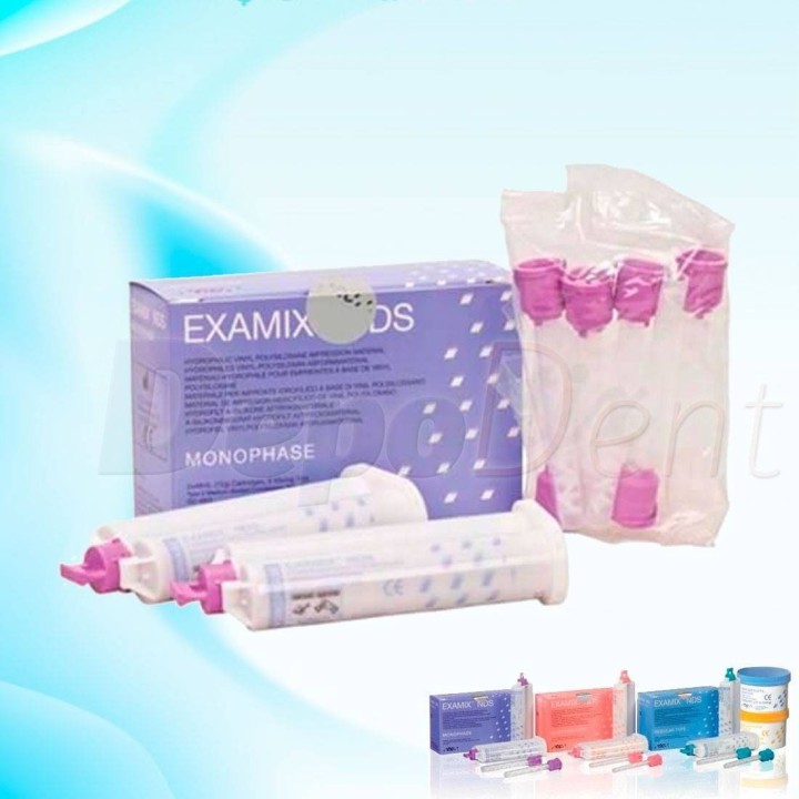 EXAMIX Silicona adición fragua normal para impresiones