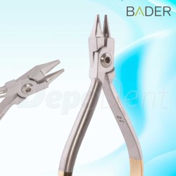 Alicate de ortodoncia Angle con relieve marca Bader