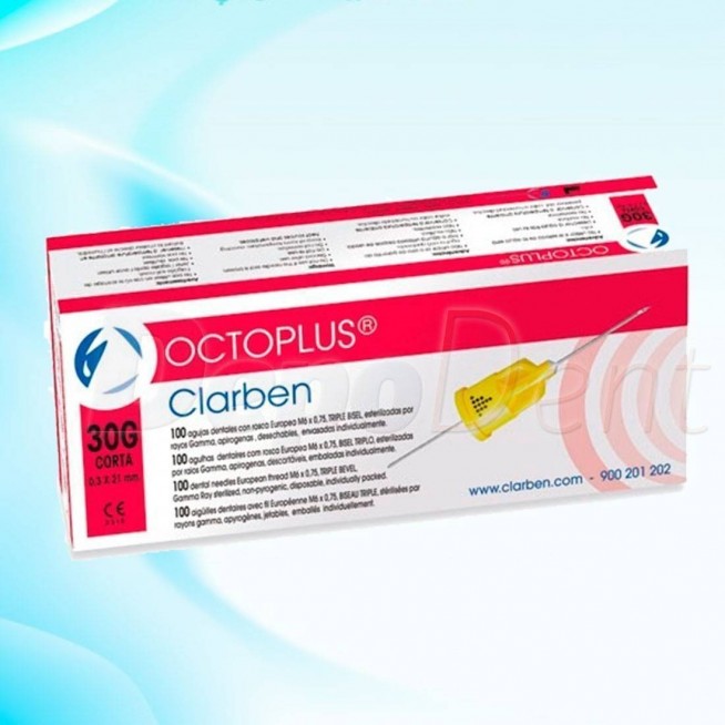 OCTOPLUS aguja 30G corta 0.3X21