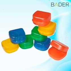 Cajas porta ortodoncias altas colores surtidos marca Bader