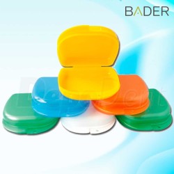 Cajas porta ortodoncias bajas colores surtidos marca Bader