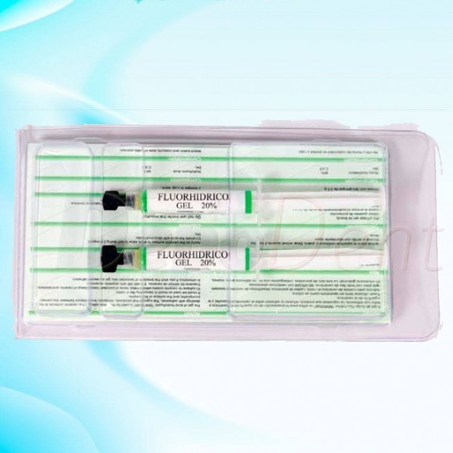 Ácido Fluorhídrico 20% Dentaflux envase 2x3.5gr