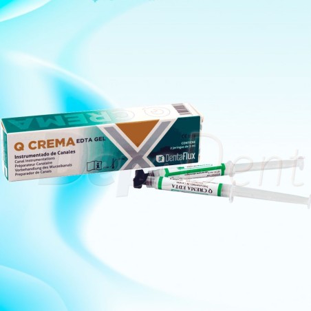 EDTA Q Crema Dentaflux intrumentado de canales