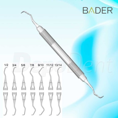 Cureta Gracey acero inoxidable esterilizable 1/2