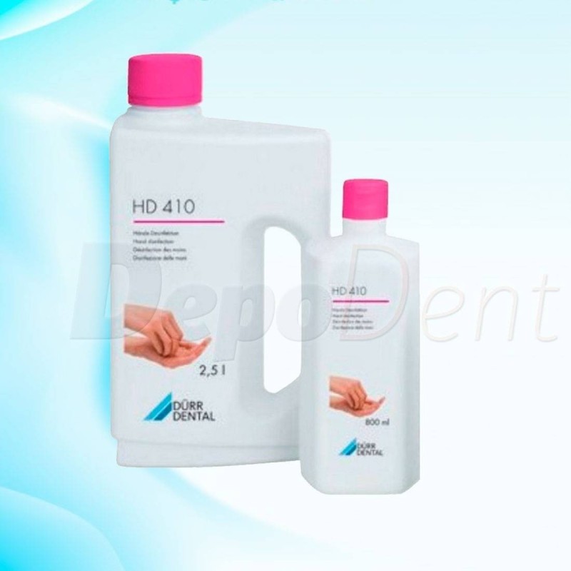Desinfectante para manos HD 410 de DURR envase 2.5 litros