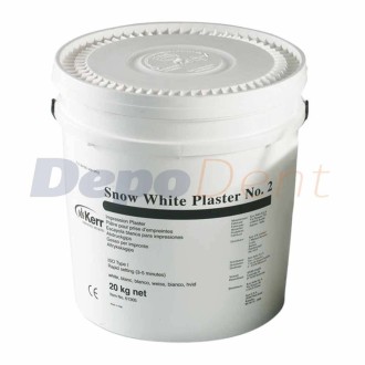 Snow White Plaster Yeso 20Kg. de KERR