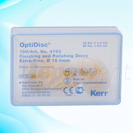 OptiDisc 15.9mm EXTRA-FINO pulido alto brillo 100ud