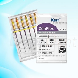 Limas endodónticas NiTi ZenFlex para instrumentación rotatoria