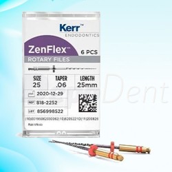 Limas NiTi ZenFlex para instrumentación rotatoria endodóntica