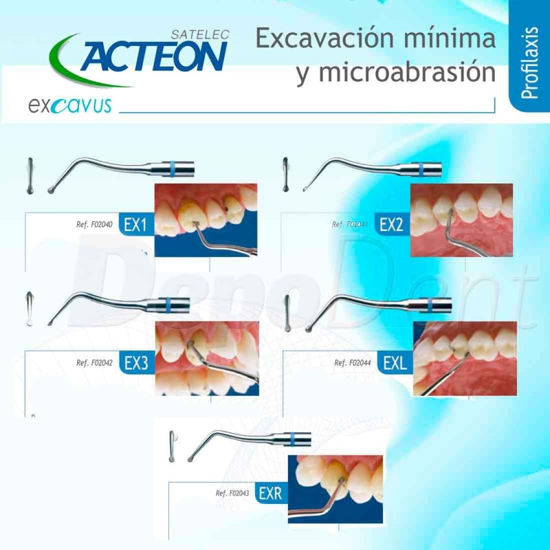 Insertos EXCAVUS Profilaxis - excavación mínima y micro