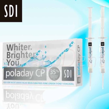 Blanqueamiento dental PolaDay CP 35% 4x1