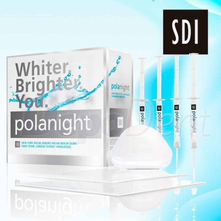 Blanqueamiento dental PolaNight 10% Mini kit 4x1