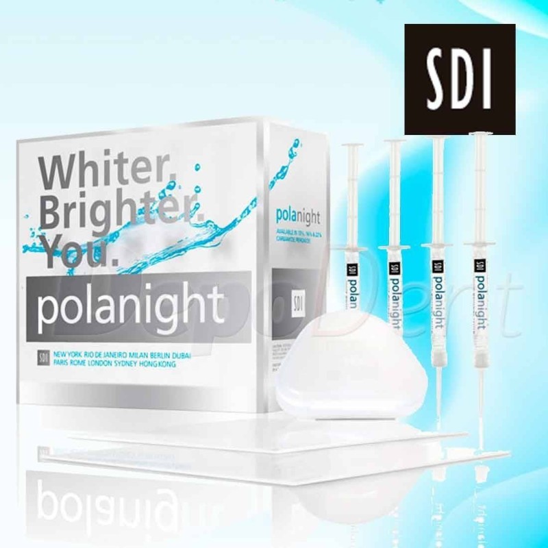 Blanqueamiento dental PolaNight 16% Mini kit 4x1