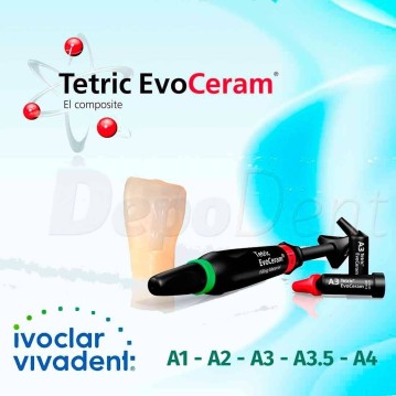 Tetric EVOCERAM Jeringa Unidad Refill 1x 3gr colores A