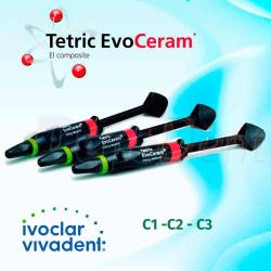 Tetric EVOCERAM Jeringa Pack Refill 3x 3gr colores C