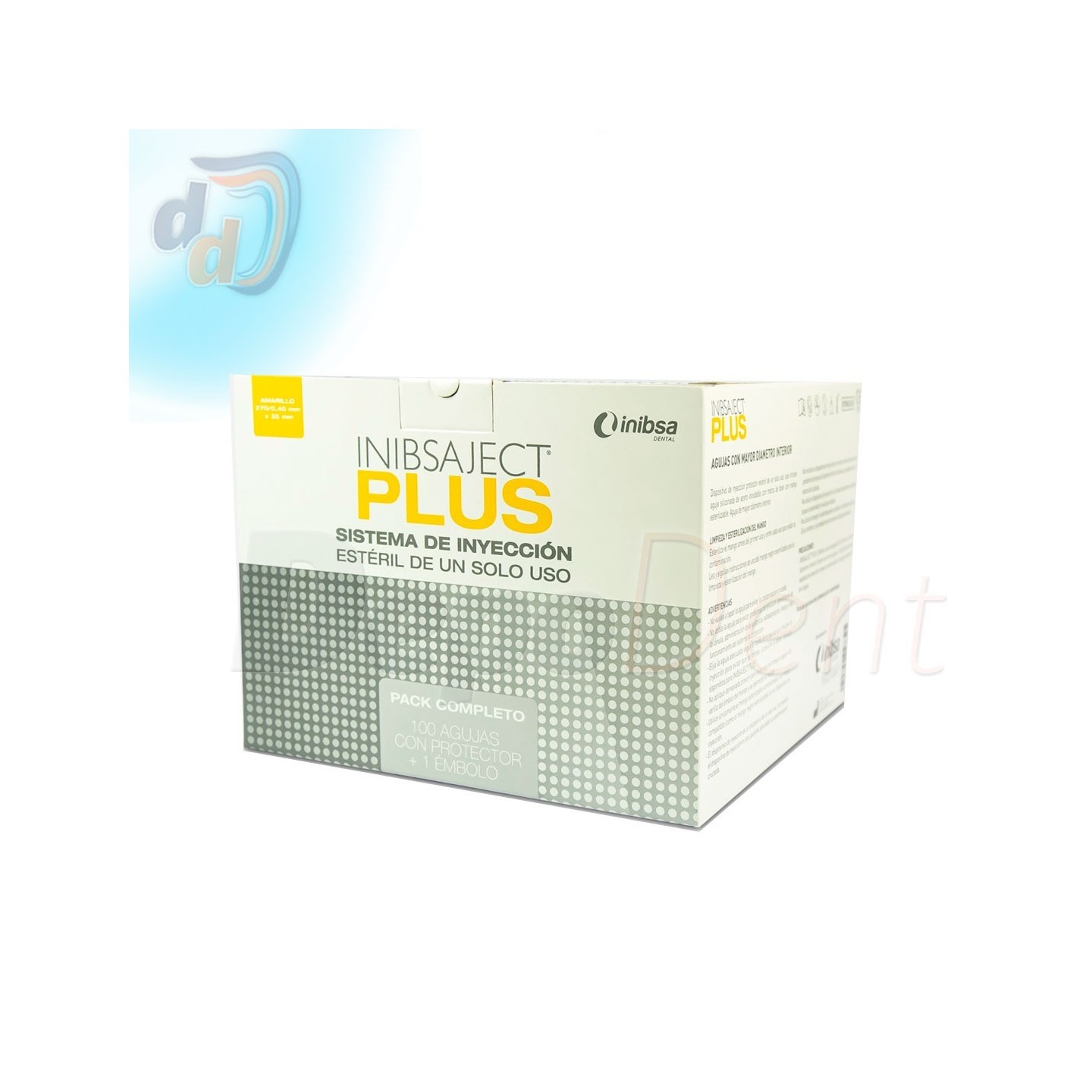 INIBSAJET PLUS SIE 27G 35mm – Agujas estériles de anestesia